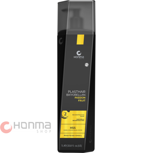 2 ШАГ Реконструирующая маска Honma PlastHair Bixyorellan Passion Fruit 1000 мл